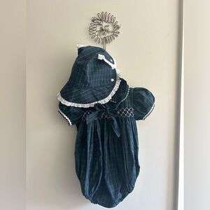 TBBC Plaid Bubble and Bonnet